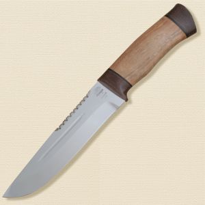 Нож «Пират» Н55, сталь ЭИ-107, рукоять: текстолит, орех